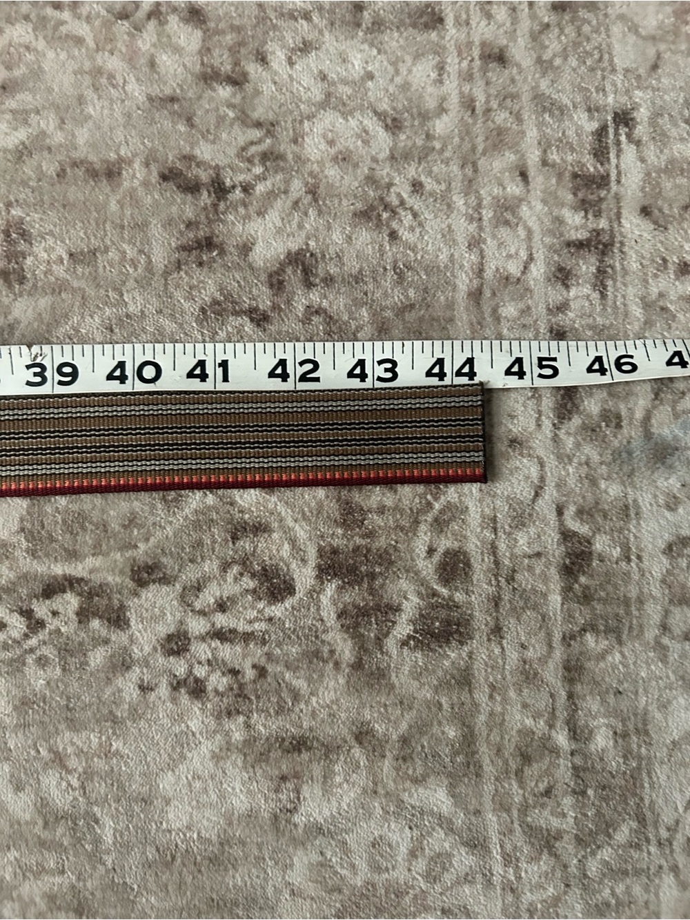Chaco Striped Belt with Red and Brown Trim 44 - Picture 5 of 5